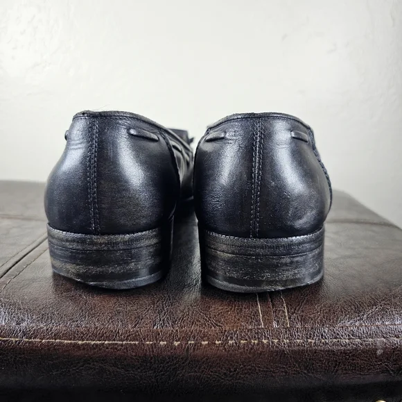 CELINE Quiet Luxury Old Money Chic Classic Black Tassel Leather Loafers Sz EU 41 - Picture 6 of 16
